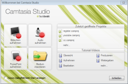 Bild zur Methode Camtasia